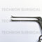 Bellucci Micro Ear Scissors Black Teflon Coated Straight 7.5cm