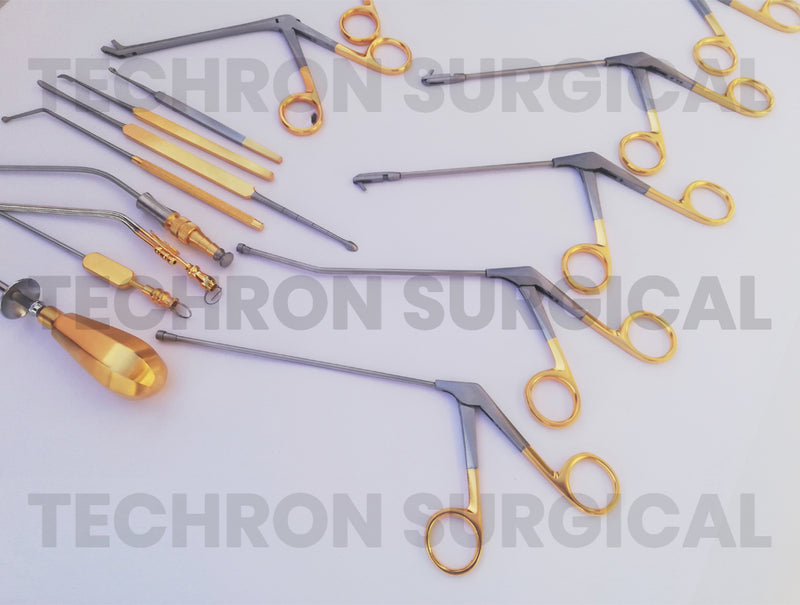 Sinus Surgery Tools Fess Instrument 4 Pcs Set Endoscopic Sinus Surgery