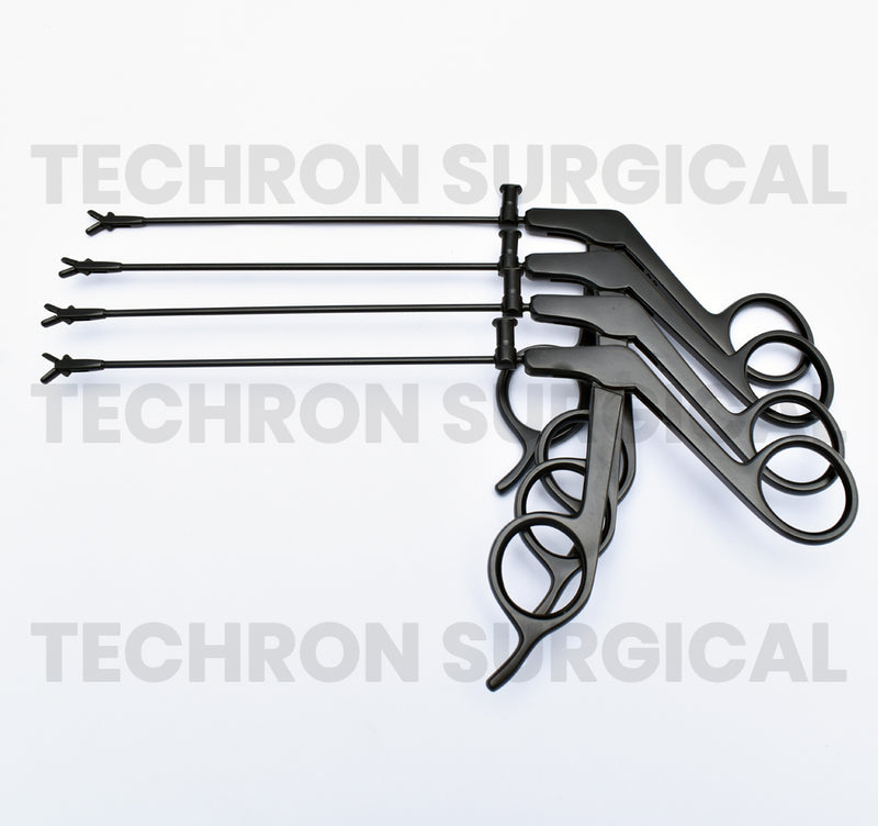 Frontal Sinus Giraffe Forceps PTFE Coated with Luer Lock Cleaning Port