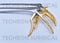 Neurosurgery Micro Kerrison Laminectomy Rongeurs 25cm