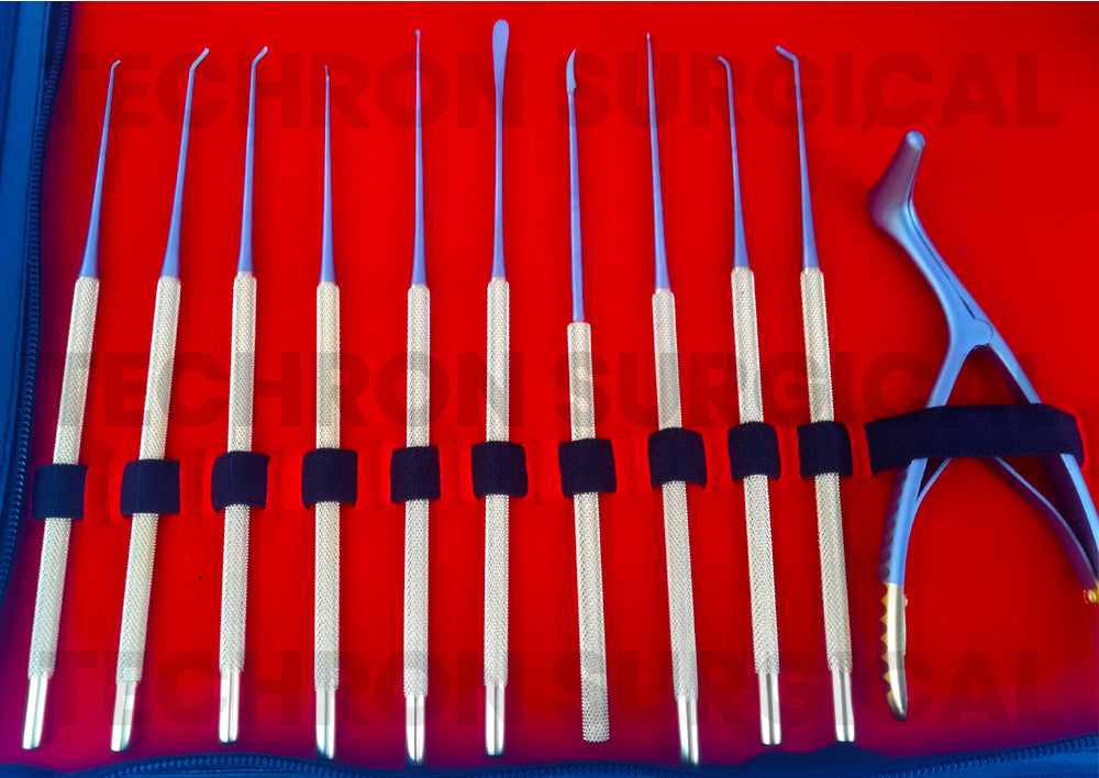 Tympanoplasty Instruments Set | Myringoplasty Tools By Techron Surgical