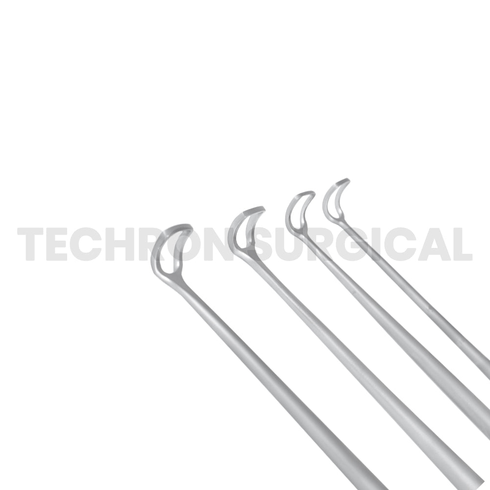 Barnhill Adenoid Curette 8-1/2” Curved – Techron Surgical