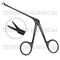 Bellucci Micro Ear Scissors Black Teflon Coated Straight 7.5cm