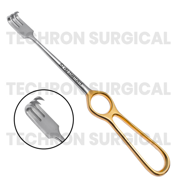Volkmann Standard Pattern Surgical Retractor 3 Prongs