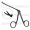 Bellucci Micro Ear Scissors Black Teflon Coated Curved Left 7.5cm